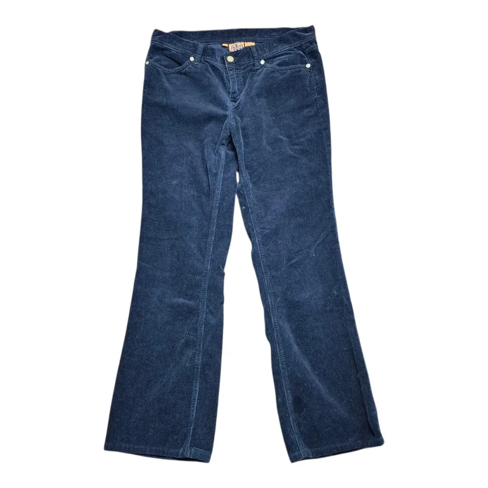 Tory Burch Tory Classic Women's Size 10 Black Corduroy Bootcut Pants